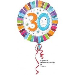 Globo Foil Feliz 30...