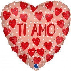 Globo Corazón "TI AMO" de 45cm