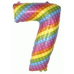 Globo Número 7 Pop de 82cm