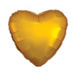 Globo Corazón Oro de 43cm...