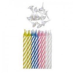 Velas espiral con Soportes...