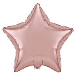 Globo Estrella Rosa Oro de...
