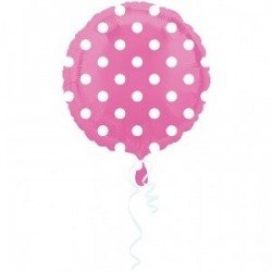 Globo foil Circulo Rosa...