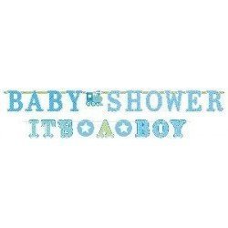Banderin letras baby shower...