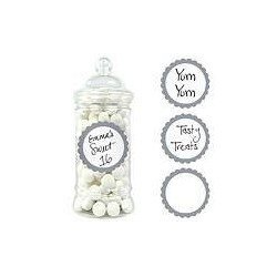 Pegatinas Candy (20) Plata