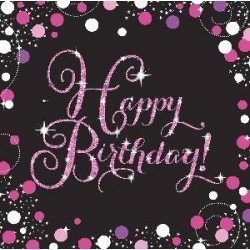 Servilleta Happy Birthday...