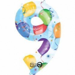 Globo Gigante Número Nº9...