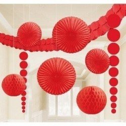 Kit Decoracion Color Rojo