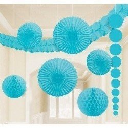 Kit Decoracion Color Azul...