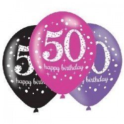 Globos Happy Birtdhay 50...
