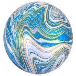 Globo Orbz Marblez Azúl de...
