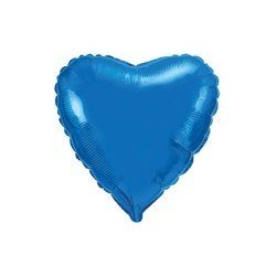 Globo Corazón Azul de 78cm...