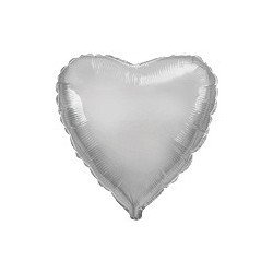 Globo Corazón Plata de 78cm...