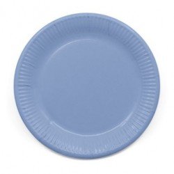 Platos de color Azul pastel...