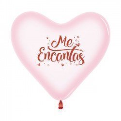 Globos látex forma corazón...