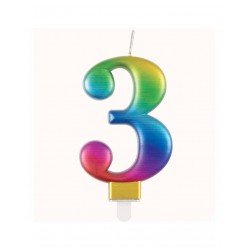 Vela Multicolor Nº3