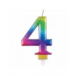 Vela Multicolor Nº4