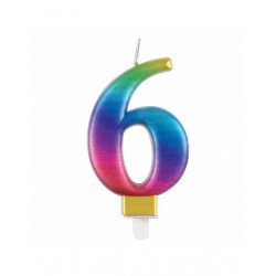 Vela Multicolor Nº6