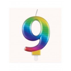 Vela Multicolor Nº9