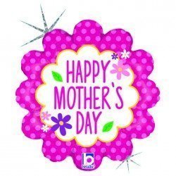 Globo Flor "Happy Mother's...